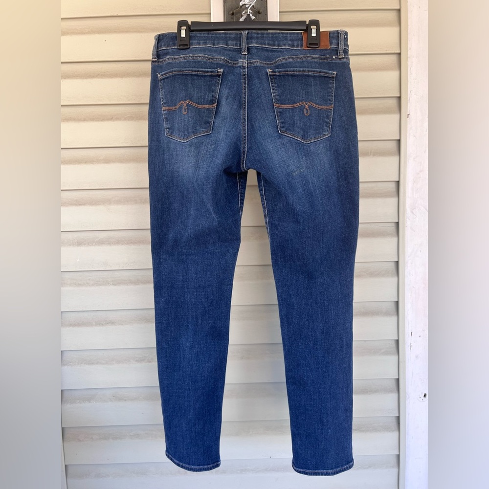 Lucky Brand Womens 14/32 Lolita Mid Rise Medium Wash Jeans Skinny Cut Denim